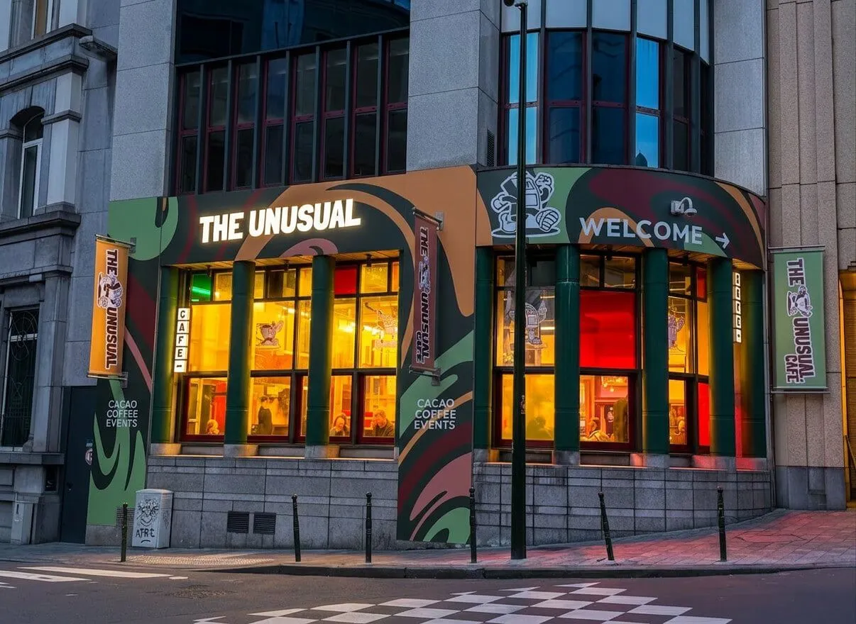 the unusual cafe and event venue brussels